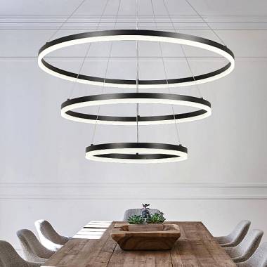 Κρεμαστό φωτιστικό LED 100W 3CCT (by switch on base) D:60cm