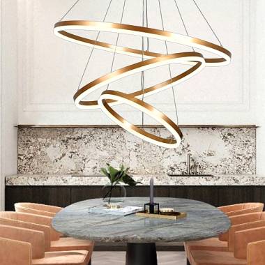 Κρεμαστό φωτιστικό LED 100W 3CCT (by switch on base) D:60cm