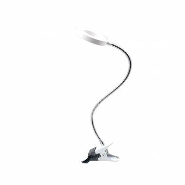Φωτιστικό LED 7W 3CCT (by switch) με κλίπ σε λευκό χρώμα D:38cm
