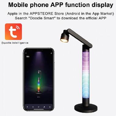 Επιτραπέζιο φωτιστικό LED 10W RGB (by tuya) D:50cm
