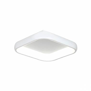 Πλαφονιέρα οροφής LED 78W 3CCT από λευκό μέταλλο και ακρυλικό D:45cm