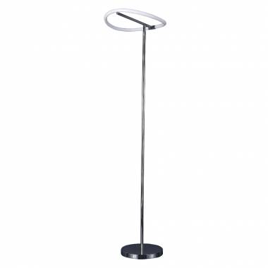 Επιδαπέδιο φωτιστικό LED 20W 3000K από χρώμιο μέταλλο και σωλήνα σιλικόνης D:150cm