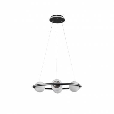Κρεμαστό φωτιστικό LED 36W 3000K και 4XG9 σε μαύρο χρώμα D:150cm