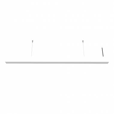 Κρεμαστό φωτιστικό LED 30W 4000K από αλουμίνιο σε λευκή απόχρωση D:90cm