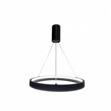 Κρεμαστό φωτιστικό LED 60W 3CCT (by switch on base) σε μαύρο χρώμα D:60cm