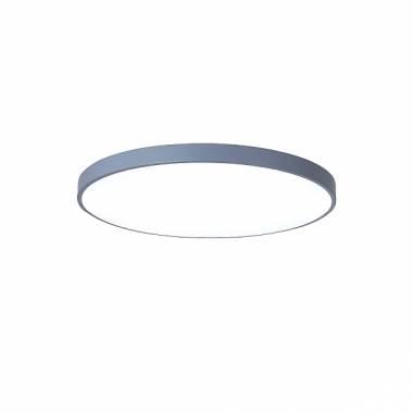 Πλαφονιέρα οροφής LED 150W 3CCT (by switch on base) από γκρί μέταλλο και ακρυλικό D:80cm